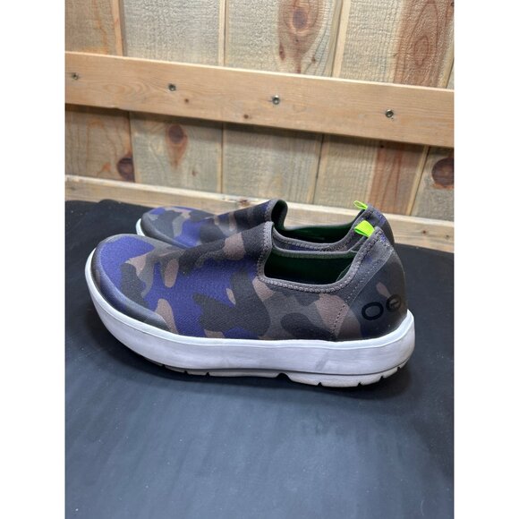 OOFOS Womens Camo Slip-On Shoes Size 9 Comfort Recovery Footwear - Picture 6 of 8